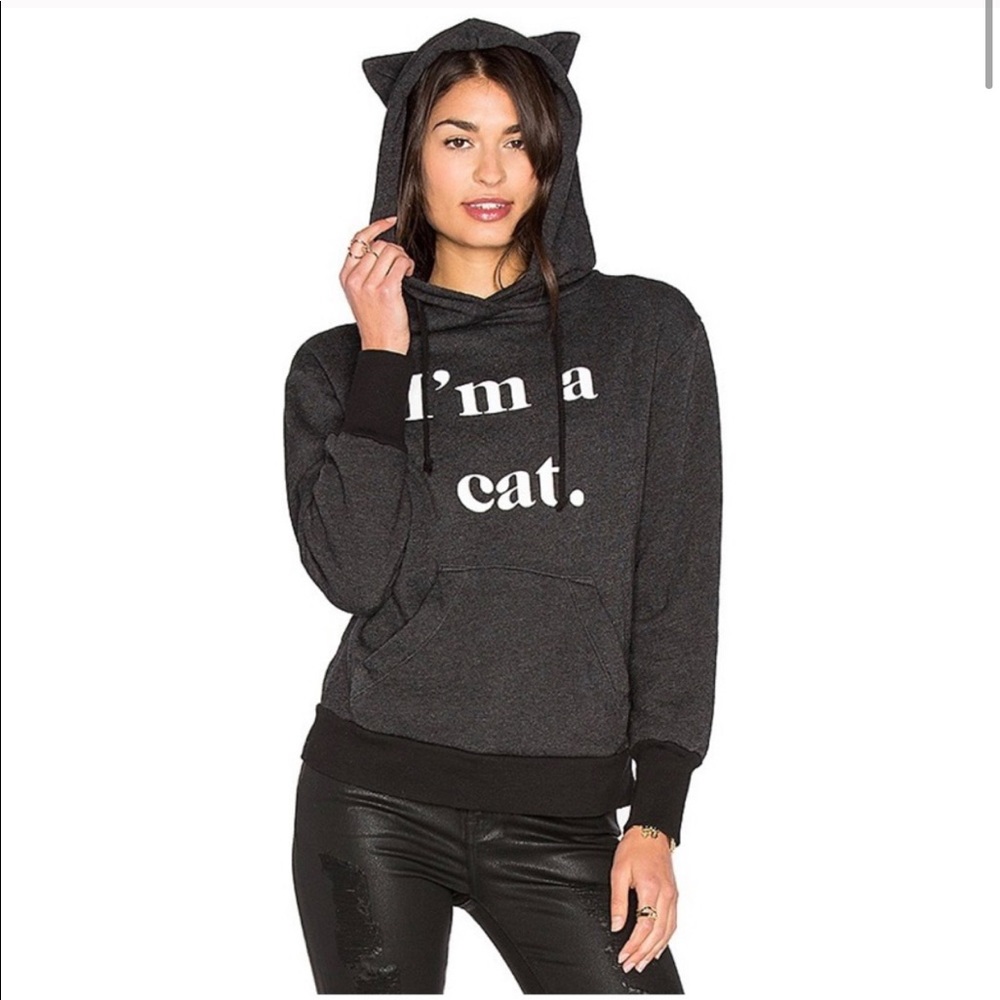 Wildfox “I’m a cat” hoodie
